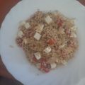 El cooksnap de elvi sanluis cuando hizo Queso fresco con arroz integral y quinoa.