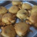 Trayi का कुकस्नैप जब उन्होंने वेजिटेबल मूंग दाल पकौड़े (vegetable moong dal pakode recipe in Hindi) बनाया था।