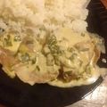 El cooksnap de Yhamila cuando hizo Bifecitos a la crema de verdeo y mostaza.