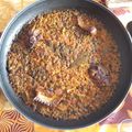 El cooksnap de MaryGlory cuando hizo Arroz con conejo.