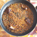 El cooksnap de MaryGlory cuando hizo Arroz con conejo.