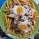 El cooksnap de Teresita Felíz cuando hizo Chorrillana a mi manera.... bien chanchita.