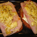 El cooksnap de Fruma cuando hizo Sandwich pizza.