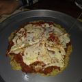 El cooksnap de Gimena Orrijola cuando hizo Pizza de avena, rica y sana 😊.