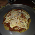 El cooksnap de Gimena Orrijola cuando hizo Pizza de avena, rica y sana 😊.