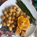 El cooksnap de Jessica Figueroa cuando hizo Salmón a la naranja.