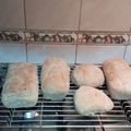 El cooksnap de Pablo cuando hizo Pan Ciabatta.