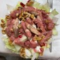 El cooksnap de Débora Cantero Martínez cuando hizo Ensalada de escarola con granada y melva de canutera.