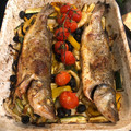 Philip Pantelides's cooksnap of when they made Roast seabass.