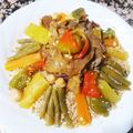 El cooksnap de isabel maloum cuando hizo Cous cous con pollo y muchas verduras 🍲.