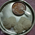 Poonam Singh's cooksnap of when they made Idli sambhar.