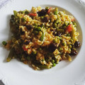 El cooksnap de Mari Carmen cuando hizo Arroz con verduras.