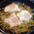 El cooksnap de anmulero cuando hizo Huevo con puerro.