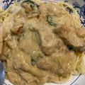 Cooksnap dari Aishya Yusuf untuk resep Creamy Spinach Spaghetti