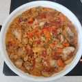 El cooksnap de alexis cuando hizo Arroz de conejo y verduras.
