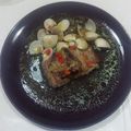 El cooksnap de pilar cuando hizo Melva encebollada con almejas.