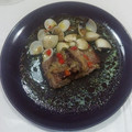 El cooksnap de pilar cuando hizo Melva encebollada con almejas.