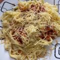 El cooksnap de Verónica González cuando hizo Fideos caseros para dos.