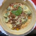El cooksnap de Mercedes Gonzalez cuando hizo 🌱 Ñoquis de espinaca, ricota y papa con salsa de jamón y queso parmesano 🌱 Livianos y deliciosos 🌱.