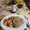 El cooksnap de Jose Javier Delgado Marquez cuando hizo 220. Solomillo de cerdo con cebolla a la pimienta.
