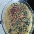 El cooksnap de Ana Palape cuando hizo Espinacas con velouté de pollo.