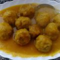 El cooksnap de La cocina de Marisol cuando hizo Albóndigas en salsa de zanahoria.