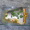 El cooksnap de Luis Armando Pérez Andrés cuando hizo Salmón con langostinos y verduras.