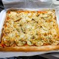 El cooksnap de Alba Bascompta cuando hizo Pizza de hojaldre con berenjena y pollo.