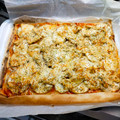 El cooksnap de Alba Bascompta cuando hizo Pizza de hojaldre con berenjena y pollo.