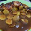 El cooksnap de Natàlia Sánchez cuando hizo Muslos de pollo en salsa barbacoa o bbq.