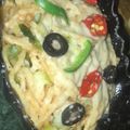 Zobia Sajjad's cooksnap of when they made Pizza.