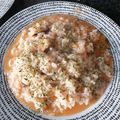 El cooksnap de Marta García Ortega cuando hizo Rissotto de pescado.