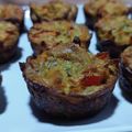 El cooksnap de Romina De León cuando hizo Muffins de champiñones con cebolla y morrón.
