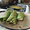 El cooksnap de ashepomelo cuando hizo Crèpes de espinaca.