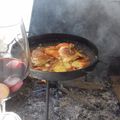 El cooksnap de Leonardo Amarilla cuando hizo Pollo a la criolla en disco de arado.