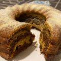 El cooksnap de Annuska Perera cuando hizo Bizcocho marmolado de zanahoria y chocolate.