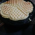 El cooksnap de Sandra Abelenda cuando hizo Waffles dulces.