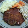 Cooksnap dari Ummu Shabira untuk resep Steak Tempe dengan Mashed Potato