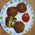 Supriya Devkar 's cooksnap of when they made Corn Cheese cutlets.