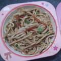 niralee Shah 's cooksnap of when they made સ્પાગેટ્ટી આલીઓ એ ઓલીઓ (spaghetti aglio e olio Recipe in Gujarati).