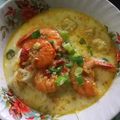 Cooksnap dari rizqi jayanti untuk resep Laksa Singapore (Laksa Udang)