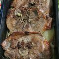 El cooksnap de Yunny Luna Sánchez cuando hizo Chuletas de cerdo con papas y romero al horno.