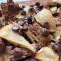 Cooksnap dari ekitchen untuk resep Bread pudding pisang cokelat ala ci Tintin dengan saus vanilla