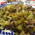El cooksnap de scano170 cuando hizo Carne con apio. 100% libre de grasa.