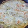 El cooksnap de Romina Felizia cuando hizo Tarta de cebolla, puerros y panceta.