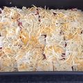 El cooksnap de Monica cuando hizo Pastel fácil de berenjena con jamón serrano y queso.