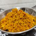 pinky makhija का कुकस्नैप जब उन्होंने सोया ग्रेनूलस की सब्जी (soya granules ki sabzi recipe in Hindi) बनाया था।