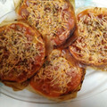 El cooksnap de Merche MR cuando hizo Mini pizzas en obleas de empanadilla.