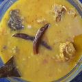 Sunanda Das's cooksnap of when they made মাছের মাথা দিয়ে মুগ ডাল(Macher matha die moog dal recipe in bengali).