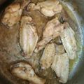 El cooksnap de Borja Lopera cuando hizo Pollo al ajillo tradicional.